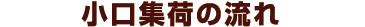 小口集荷の流れ